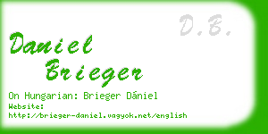 daniel brieger business card